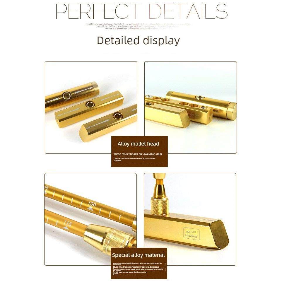 白剑家棒的门棒和门棒套装双锁合金杆可伸缩门球，带2057棍供袋球