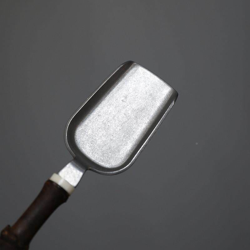 紫竹鞭铲VDL竹合金匙小匙匙粉茶茶匙功夫六药君子日本茶道