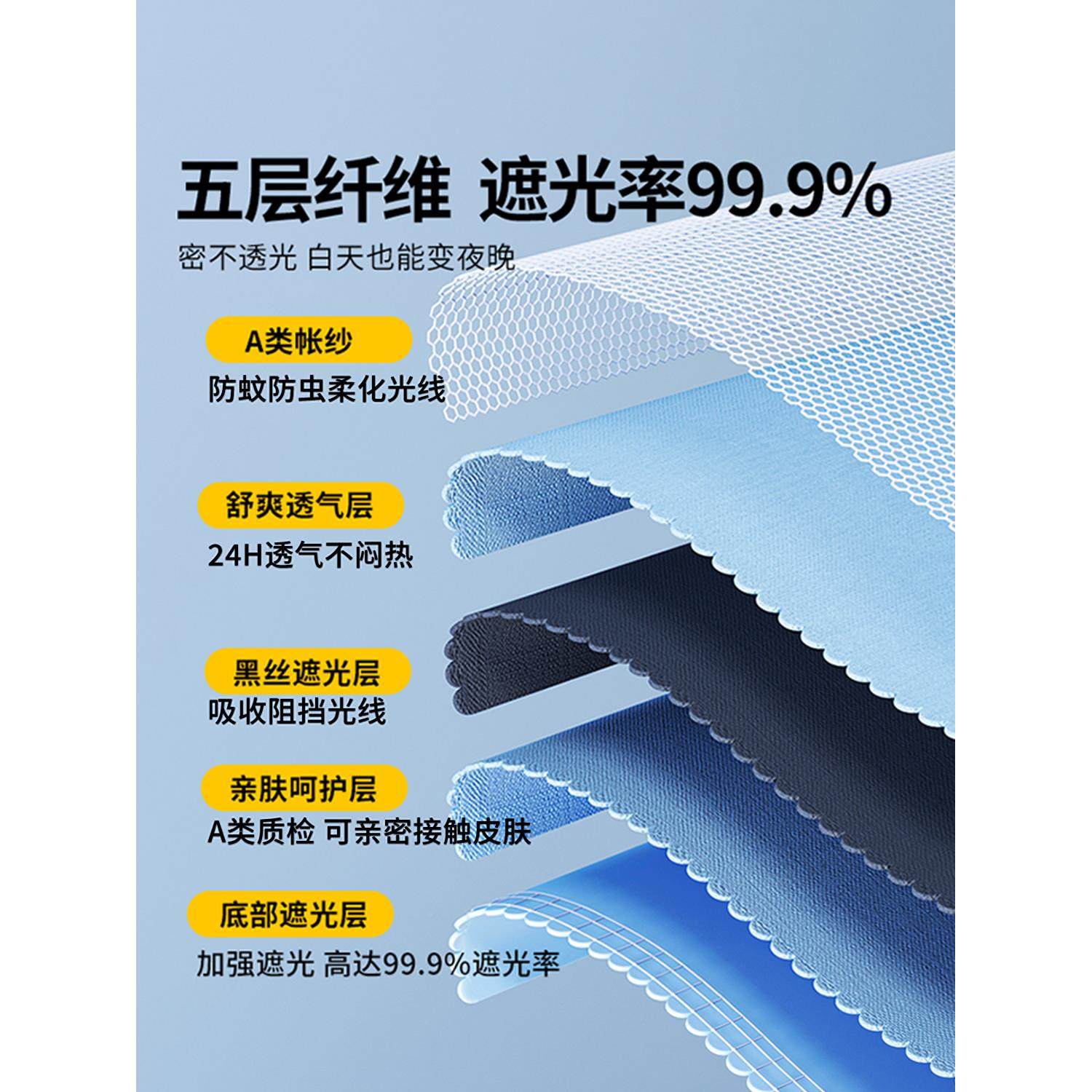 宿舍床帘寝生蚊帐无涂学层强B26遮光帘一体式全铺包床幔窗帘室上,床上用品,蚊帐,淘宝优惠券,粉丝福利购,淘宝优惠卷