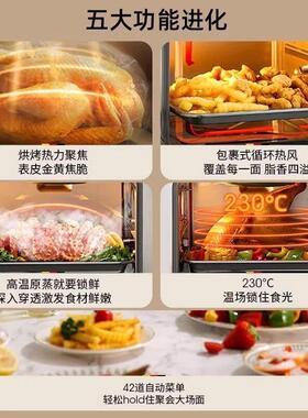 政府补贴 1蒸烤炸一体机602德国家焙用台1602A式空气炸烘a电烤蒸