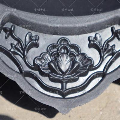 2农4墙墙特厚TJF脊双面围墙瓦彷古屋檐村庭院外头帽树脂一体宽瓦