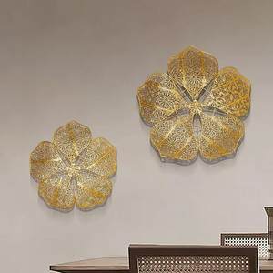 东装南古风亚格泰式复背景墙铁艺金属圆形壁挂家居客厅玄关003饰