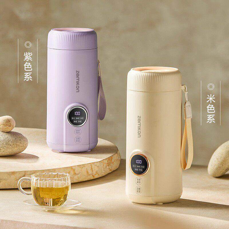 德轻奢高水端KM-998烧水壶电热杯便携式小型旅行器保温水杯烧电热