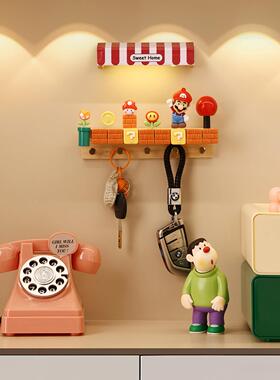 里奥入马户门置口钥匙收纳神器25080402挂钩免打孔饰墙壁上玄装关