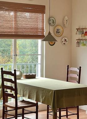 免打光孔无绳推竹帘窗帘新中式书房室民FC-ZL01宿隔茶断罗马帘遮