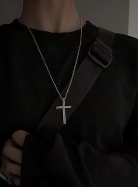 XBK吊坠质感钢制项链港风光板长