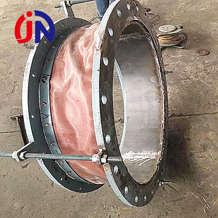 方口非金属烟道硅胶布补偿器 软连接膨胀节 脱硫用软连接蒙皮织物