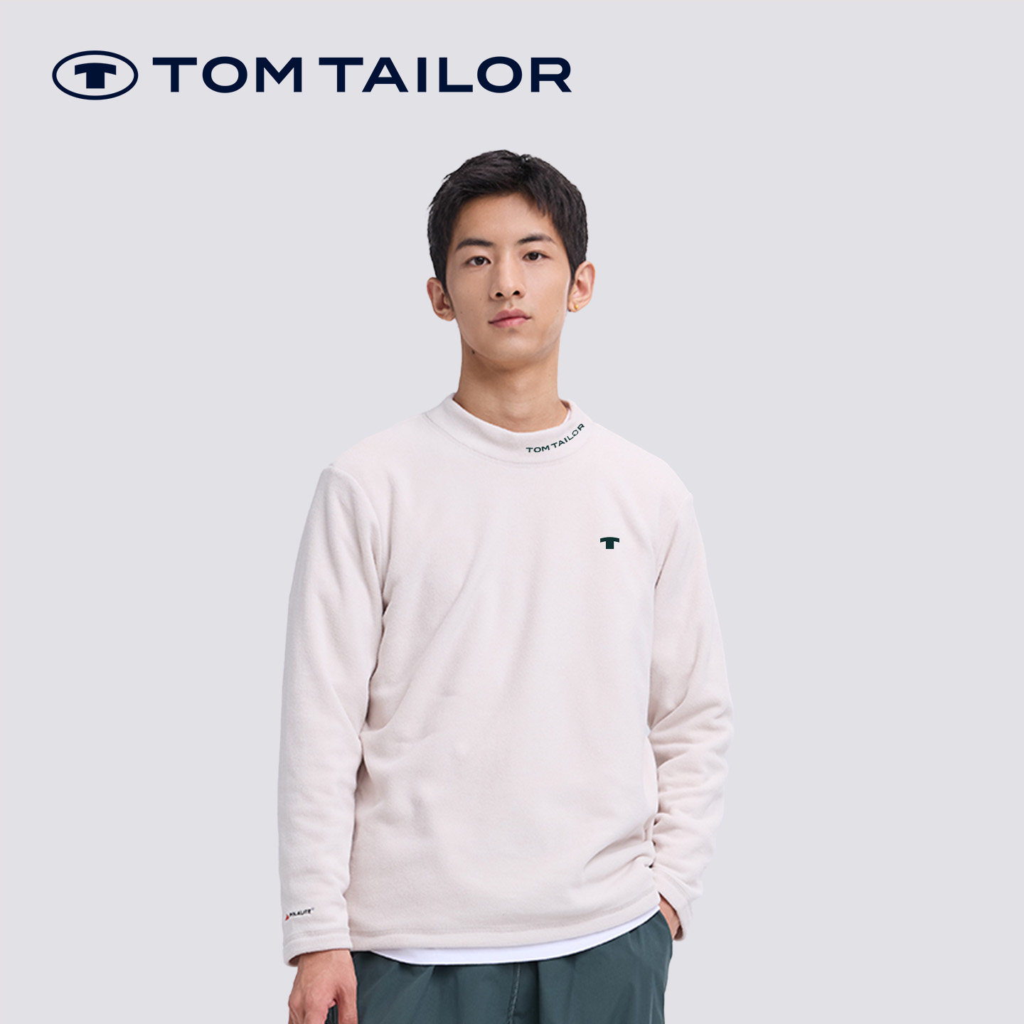 汤姆泰勒秋季圆领套头卫衣男