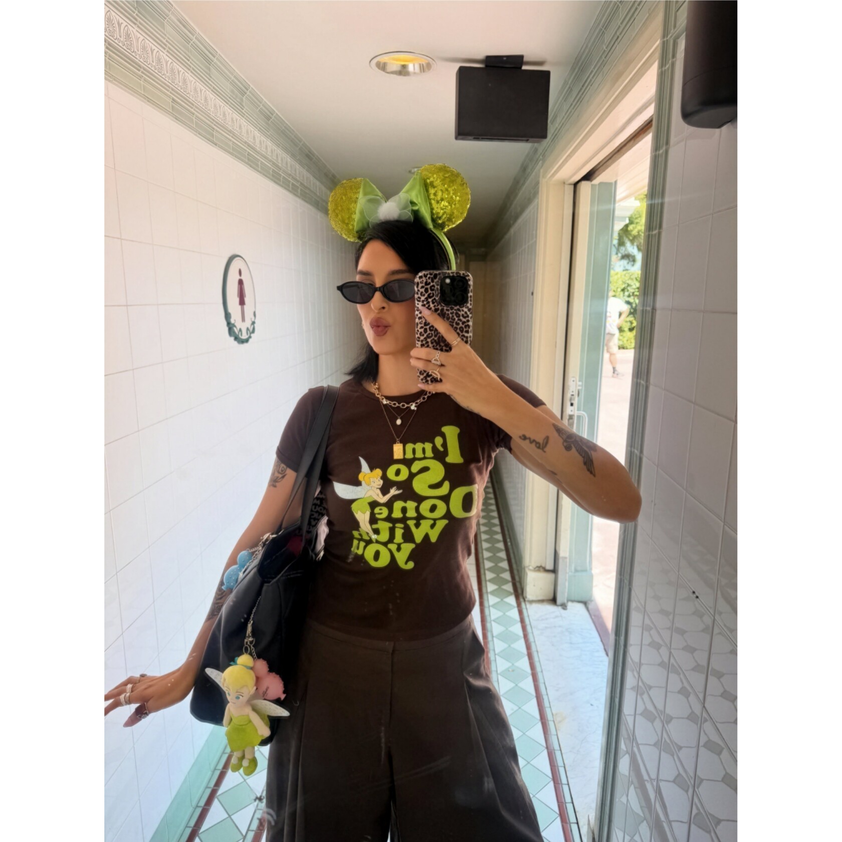 Y2K卡通仙子印花短袖女T恤夏图片