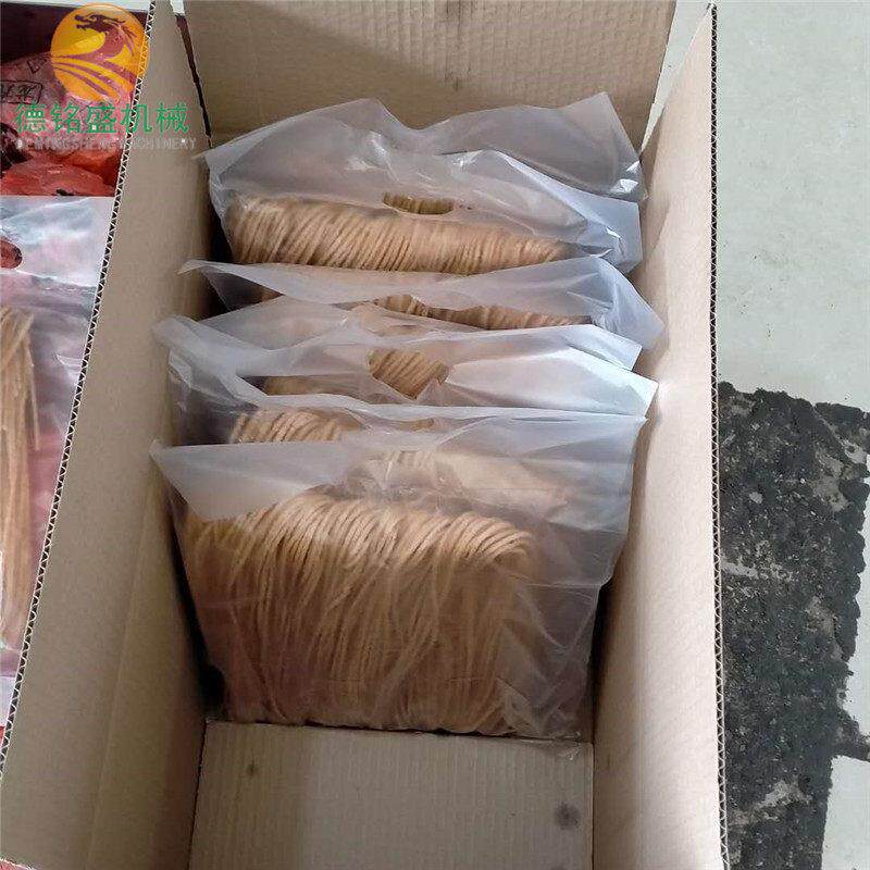 香酥宽条馓子油炸流水线 蚌埠馓子全自动油炸机 2吨馓子油炸机