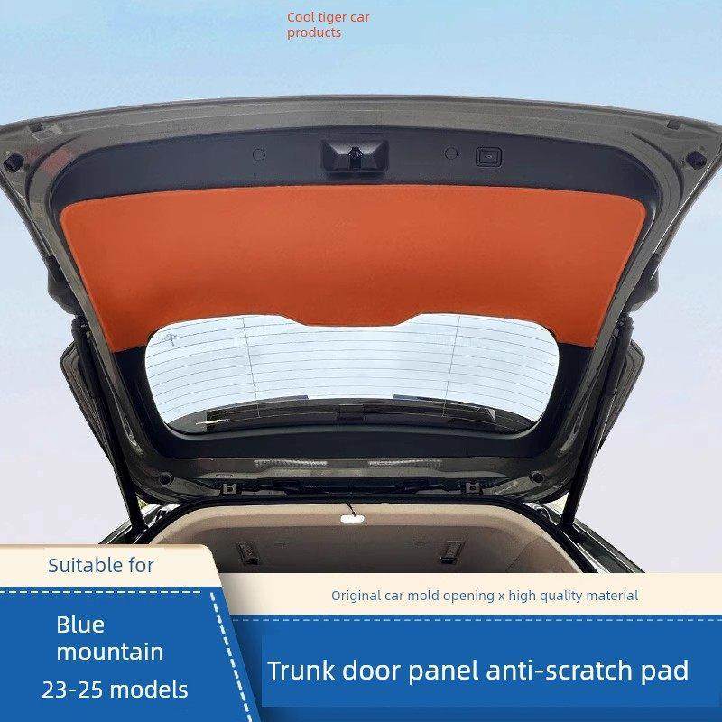 威牌蓝山智能驾驶版后备箱尾板保护垫汽车尾板防撞贴纸内饰改装用