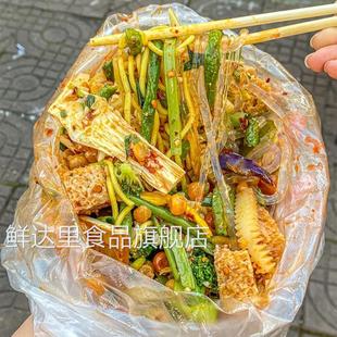 凉菜三巨头塑胶跑道凉菜神经末梢透明门帘凉菜魔芋海蜇丝脆凉拌菜