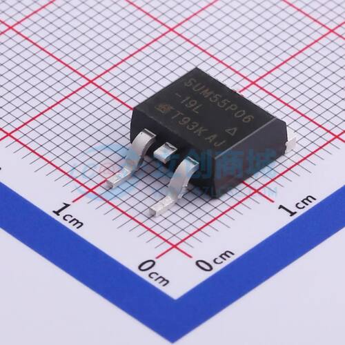 场效应管SUM55P06-19L-E3 TO-263(D2PAK) 60V 55A 1个P沟道