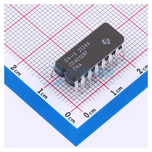 信号开关/编解码器/多路复用器 CD4051BF CDIP-16 原装正品 电子