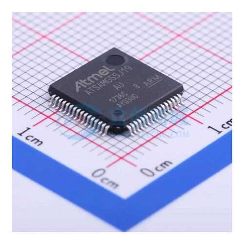 单片机芯片 ATSAMG55J19B-AUT LQFP-64(10x10) 512KB 120MHz