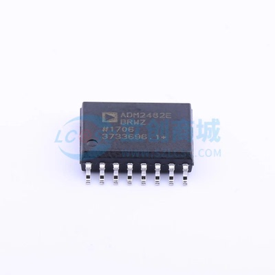 隔离式RS485/422收发器 ADM2482EBRWZ SOIC-16-300mil