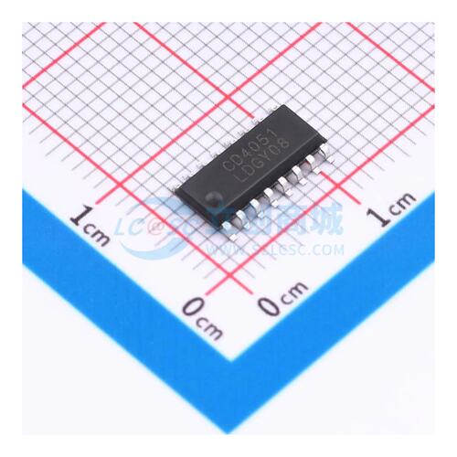 模拟开关/多路复用器 CD4051BM96-TP SOP-16 全新