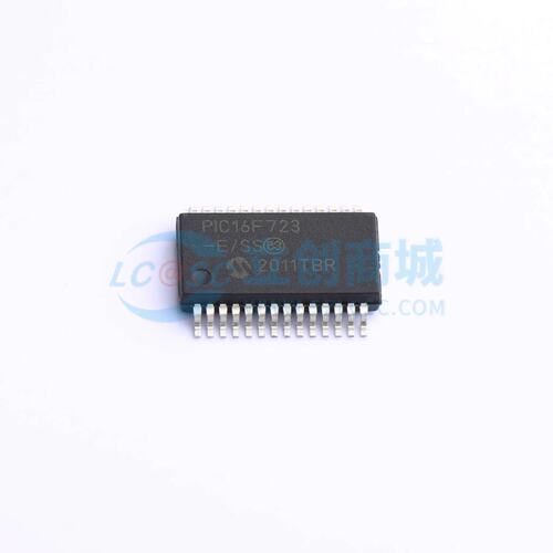 单片机芯片 PIC16F723-E/SS SSOP-28-208mil 7KB 20MHz