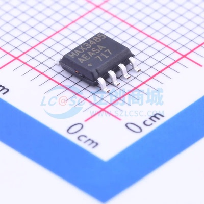 RS-485/RS-422芯片 MAX3485AEASA+ SOIC-8 收发器