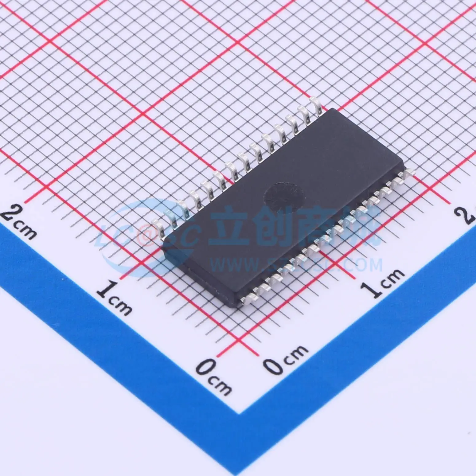 单片机芯片 AVR128DB28-I/SO SOIC-28-300mil 128KB 24MHz - 实物图
