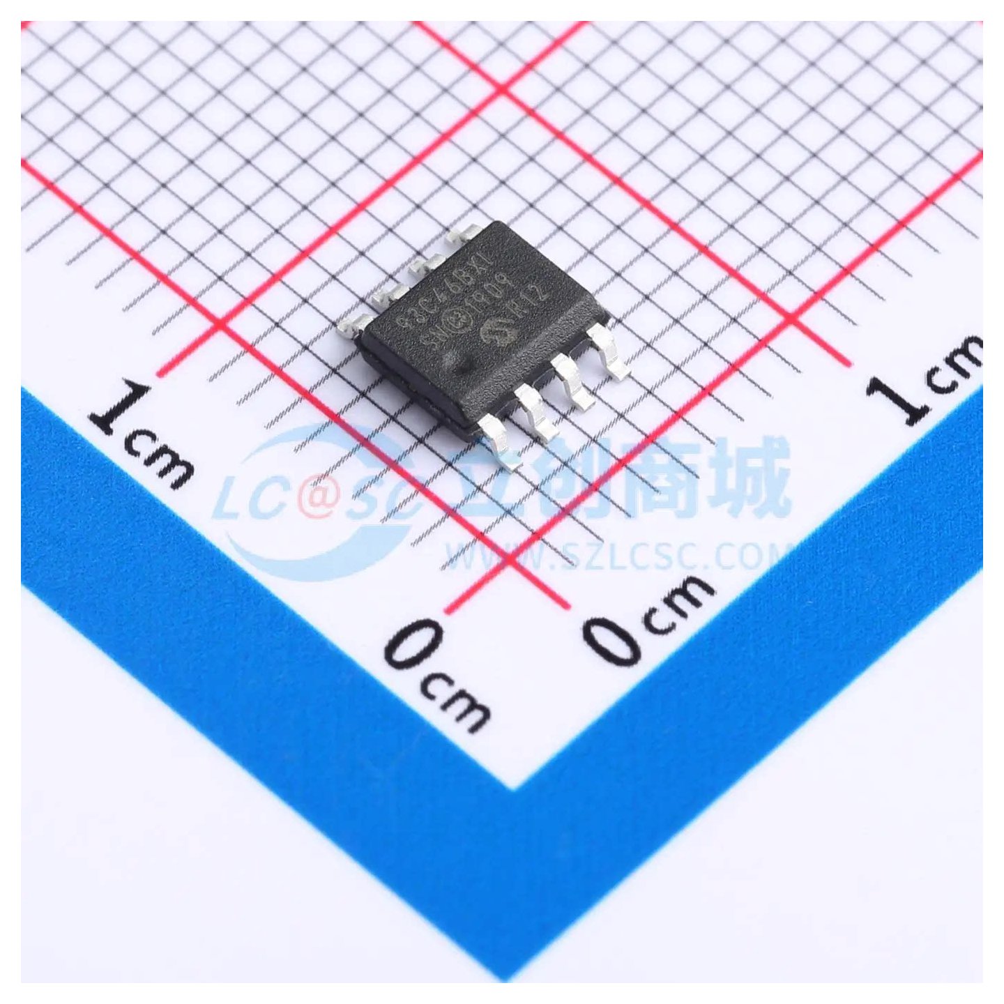 EEPROM 93C46BX-I/SN SOIC-8 1Kbit 3MHz 原装正品图片