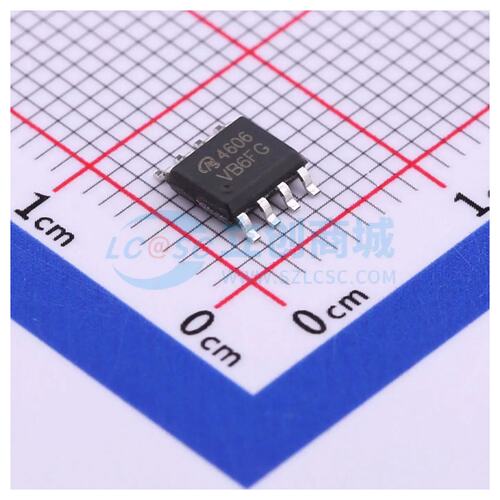 场效应管(MOSFET) AO4606-VB SO-8 30V 6.8A 1个N沟道+1个P沟道