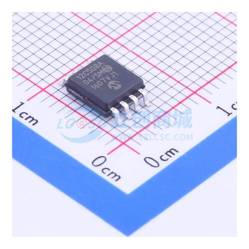单片机芯片 PIC12C508A-04/SM SOIC-8-208mil 768Byte 4MHz