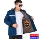 冬季 牛仔棉服电焊耐n磨防烫男棉衣加厚保暖汽修工地劳保工作服定