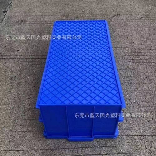 蓝色加厚塑料胶箱抗击冲周转金模具配胶五箱五1#金胶框中件转筐