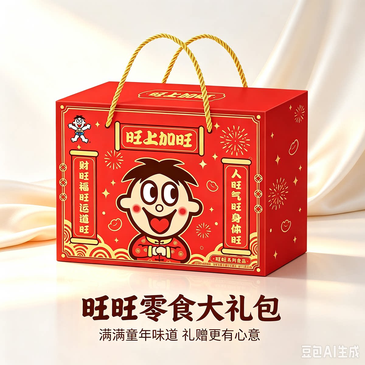 旺旺零食大礼包礼盒装送礼图片