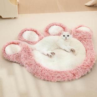 通用毛毯小狗窝猫窝猫笼睡垫 宠物猫垫子秋冬加厚猫咪狗狗睡垫四季