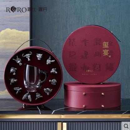 玺宴十二生肖白酒酒具水晶玻璃酒杯