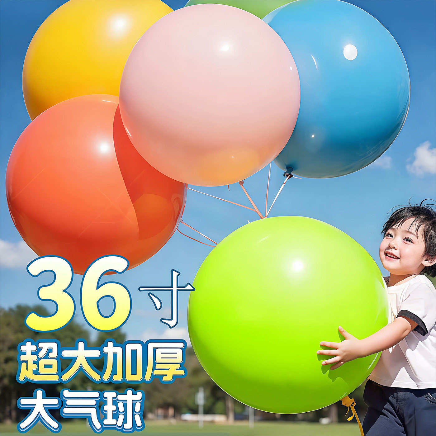 加厚36寸防爆超大乳胶气球布置