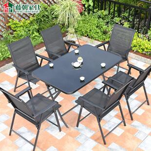 家用折叠桌椅户外奶茶店夜摆大排档野外露营便携庭院桌 椅子