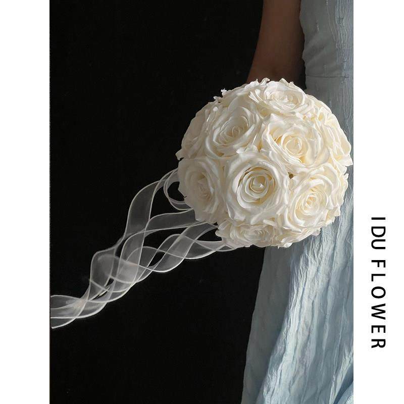 白色新娘手捧花白玫彷真花结婚领证登记婚纱摄影家居饰品手捧花,家居饰品,仿真花/假花,淘宝优惠券,粉丝福利购,淘宝优惠卷
