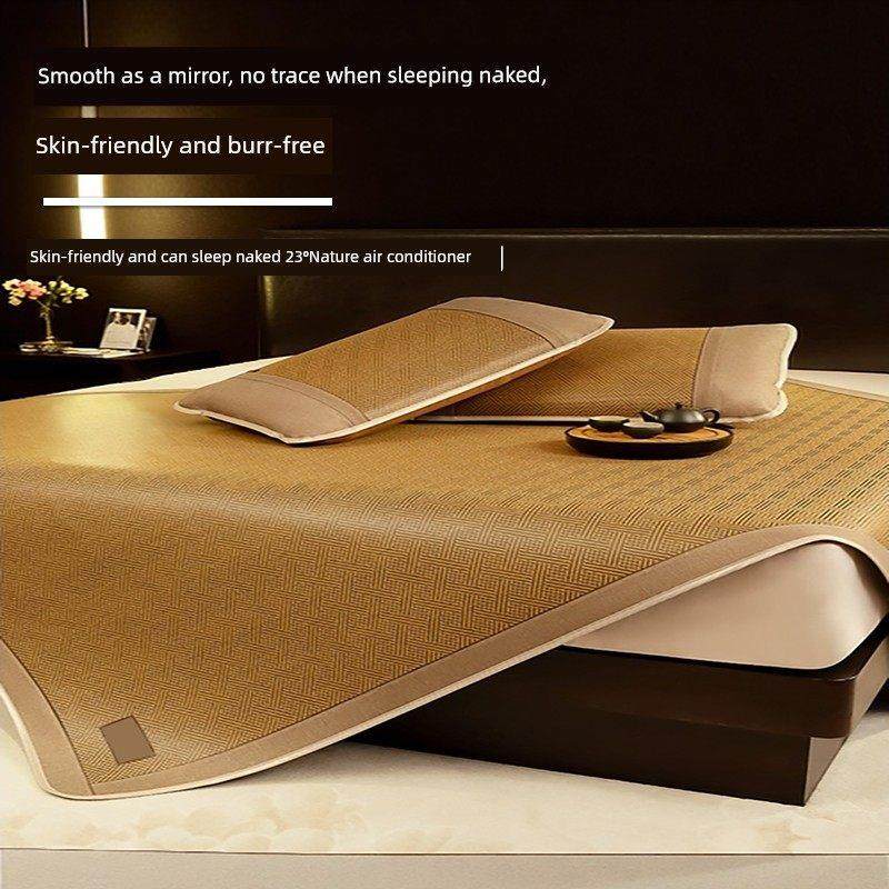 绿健藤垫2025新型母婴级天然纯藤夏季加厚双面老式家庭床,床上用品,藤席,淘宝优惠券,粉丝福利购,淘宝优惠卷