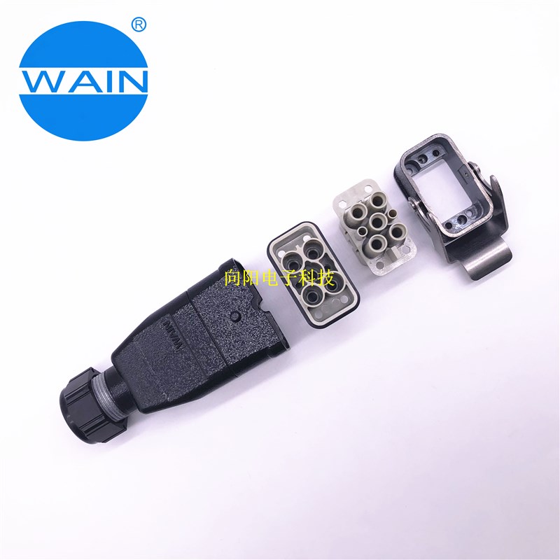 WAIN 唯恩重载连接器 HQ-004/2-MCFC 40A 4芯5芯耐腐蚀户外插头