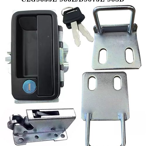 柳工挖机后盖锁锁体配件CLG9055E 906E 9075E 908D引擎盖锁机盖锁