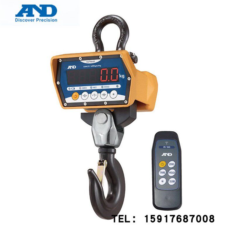 日本AND防尘防水秤FJ-i Series起重机比例尺FJ-T001iS;FJ-T1.5iS