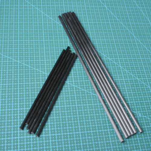碳杆 碳棒 碳纤维管 空心碳管 长度180mm 300mm 450mm六根一组价