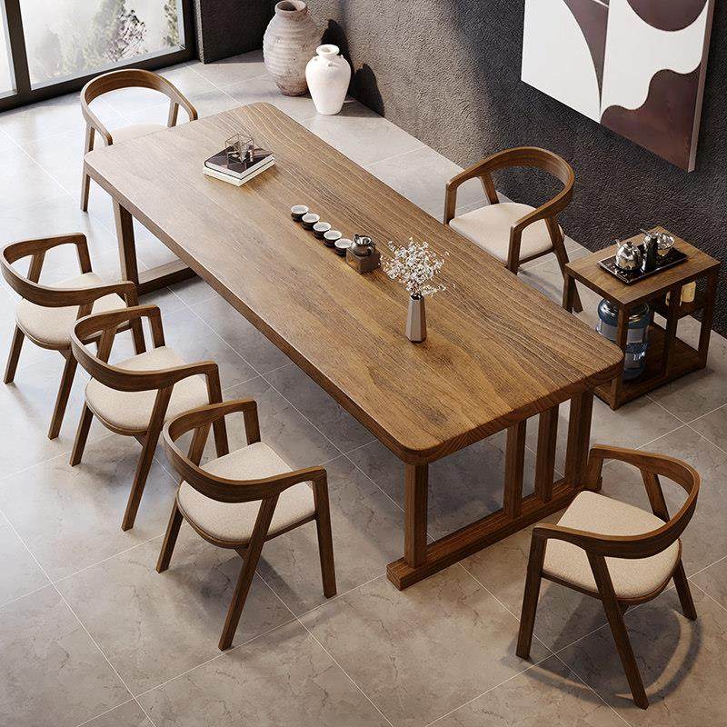 实木大板茶桌椅组合简约现代茶台泡茶桌子会议桌大型茶桌办公书桌,住宅家具,家用茶台/茶桌,淘宝优惠券,粉丝福利购,淘宝优惠卷