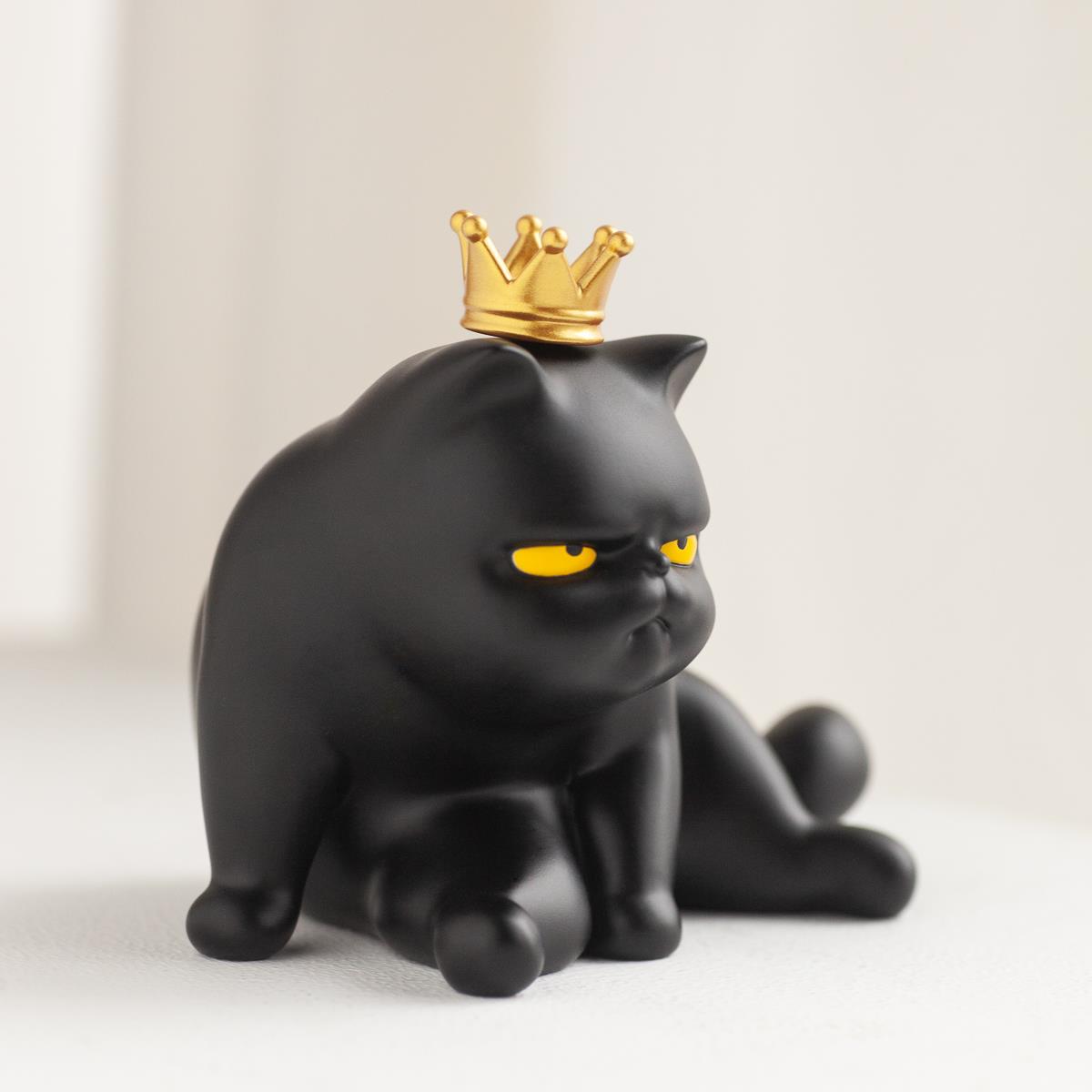 元也先生原创男女生软装摆件猫爷MOOYE礼品潮玩雕塑生日艺术礼物