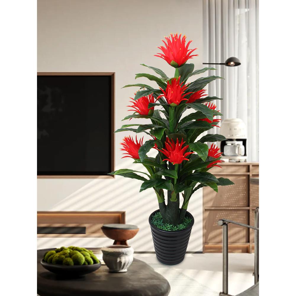 轻奢高端仿真鸿运当头盆栽假绿植摆件仿真花摆设客厅仿生植物盆景