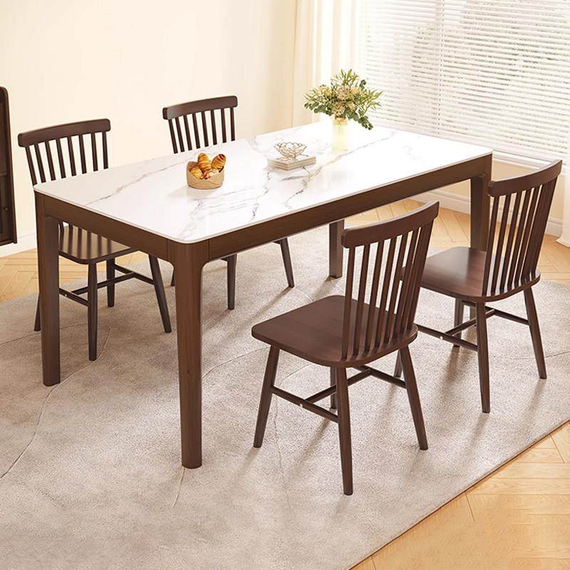 岩板餐桌长方形家用小户型现代简约餐厅北欧实木桌椅组合吃饭桌子,住宅家具,岩板餐桌,淘宝优惠券,粉丝福利购,淘宝优惠卷