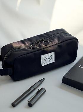 MUIS目意思 长方体ins男女初高中学生笔袋简约大容量文具盒铅笔袋