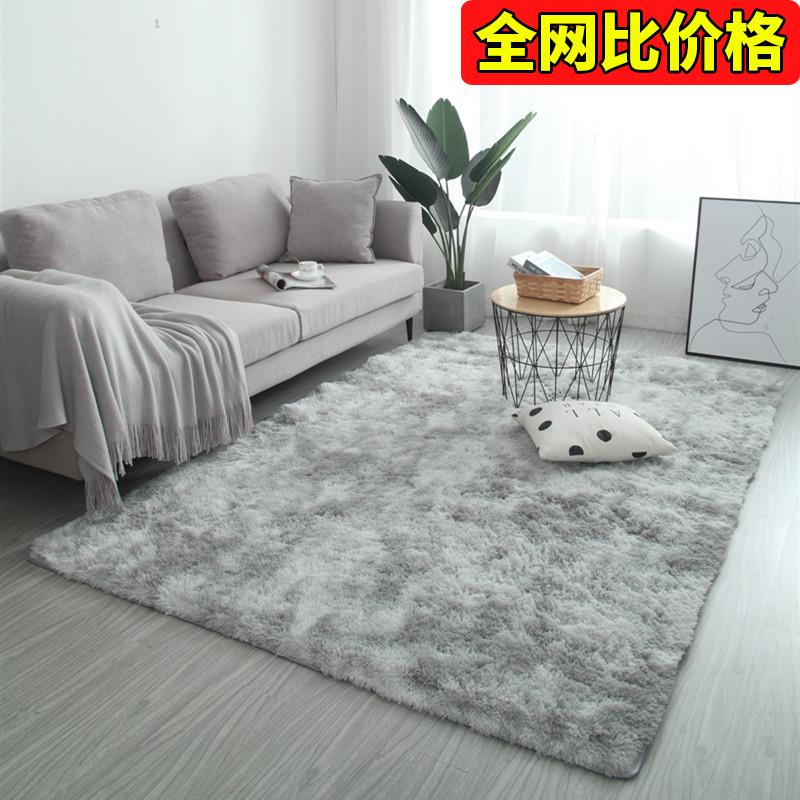 绒毛毯家用网红ins少女房间长毛满铺定制地垫客厅卧室床边地毯