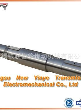 精密斜齿轮轴 传动件AGMA 10级 用于冶金机械齿轮轴