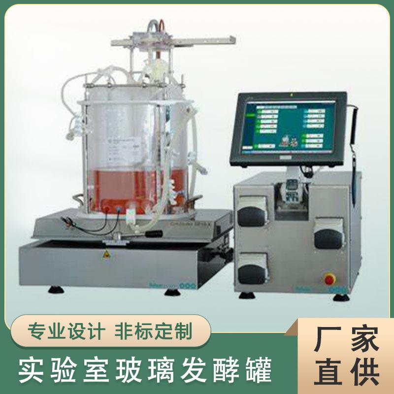 10L玻璃生物发酵罐 实验室微生物发酵设备 智能台式发酵系统