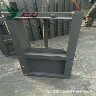 下料口插板闸门手动电动两用圆形插板阀水泥卸灰插板阀800型闸门