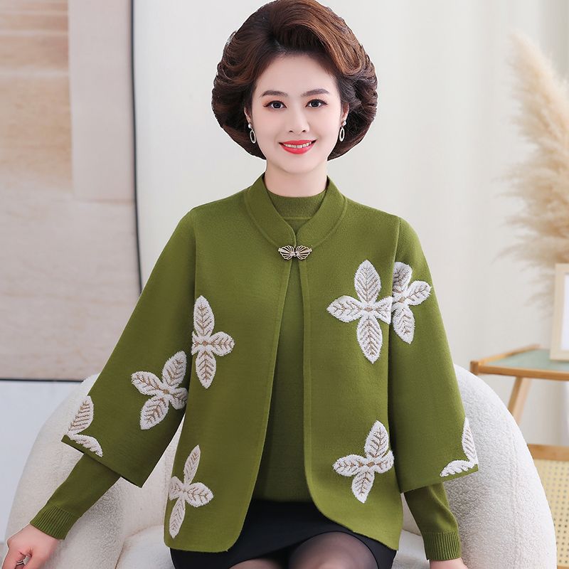 妈秋装2024新款40岁50中老